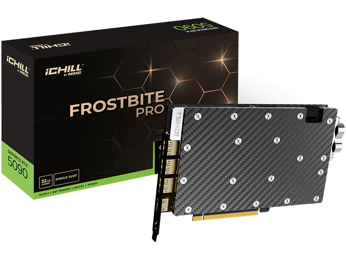 Grafikkarte INNO3D GeForce RTX 5090 iChill Frostbite Pro 32GB GDDR7 DLSS4
