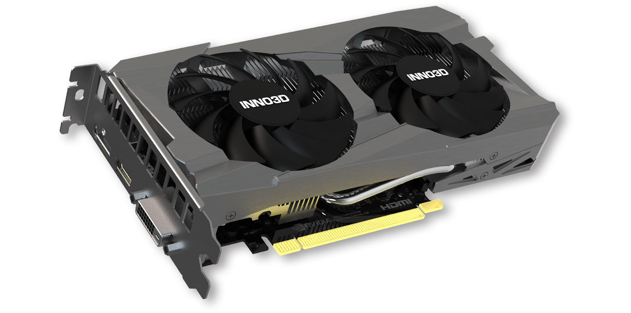 Inno3D GeForce RTX 3050 Twin X2 Chłodzenie