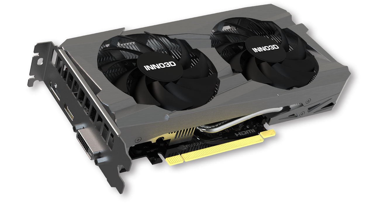 Inno3D GeForce RTX 3050 Twin X2 OC V2 Chłodzenie