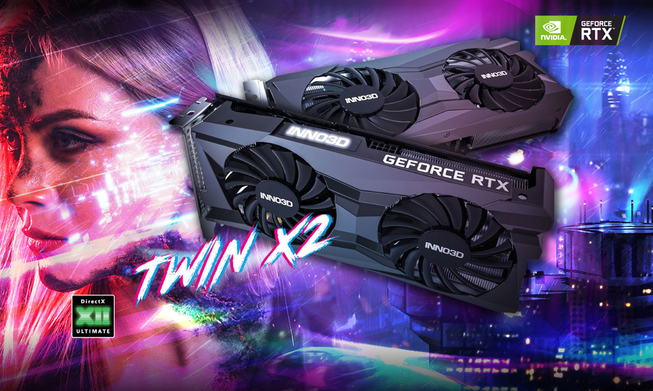Inno3D GeForce RTX 3060 Twin X2 OC Chłodzenie