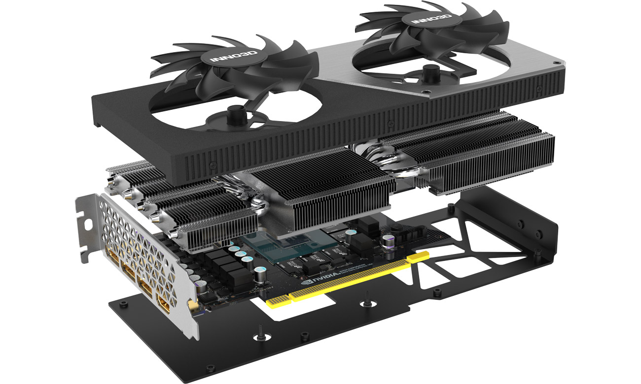 Inno3D GeForce RTX 4070 X2 Kühlung