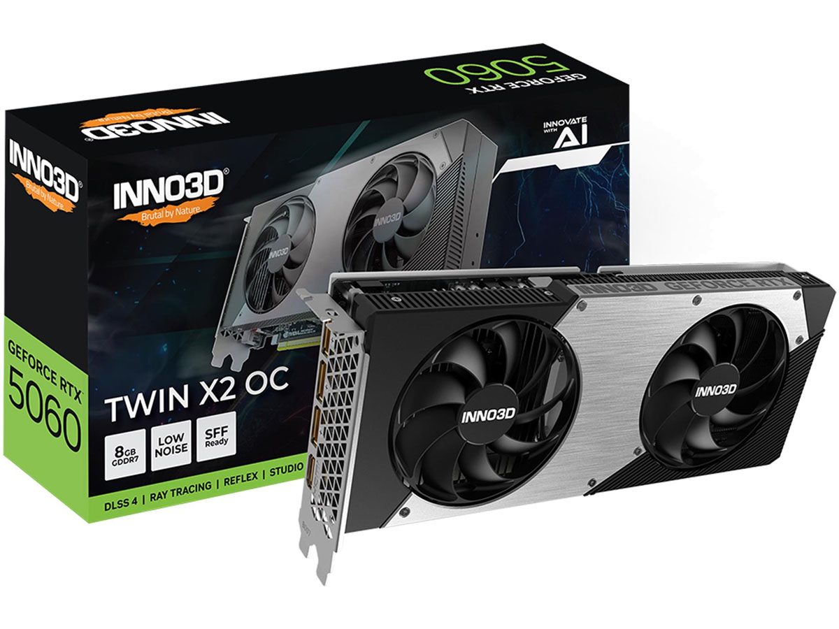 Karte graficzna INNO3D GeForce RTX 5060 X2 OC 8GB