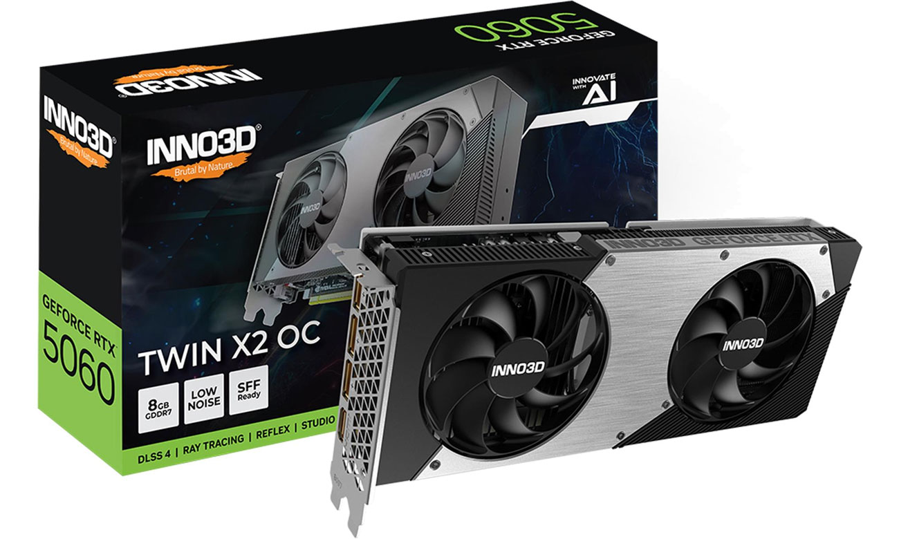 Karte graficzna INNO3D GeForce RTX 5060 X2 OC 8GB