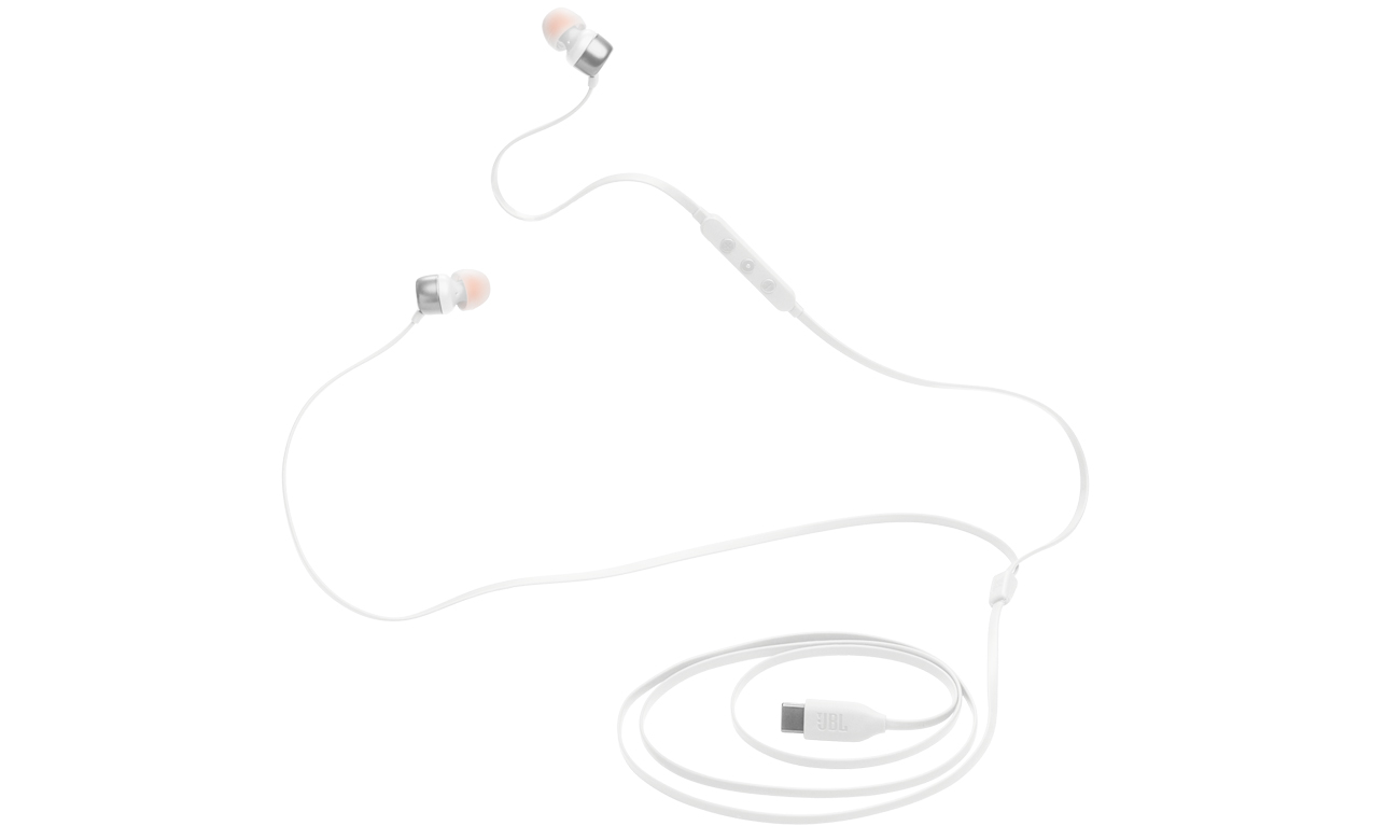 Kabelgebundene Kopfhörer JBL Tune 310C USB-C Weiß - Allgemeine Ansicht