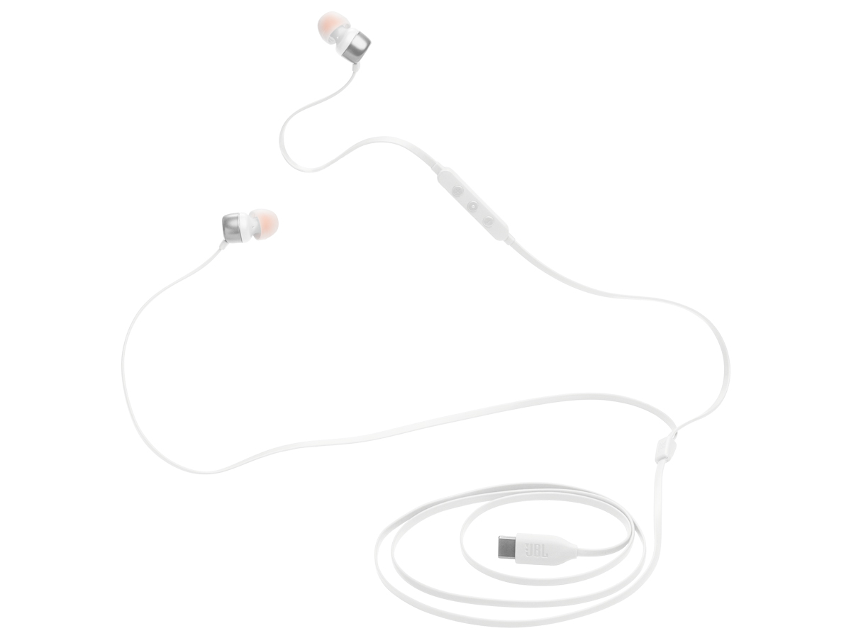 Kabelgebundene Kopfhörer JBL Tune 310C USB-C Weiß - Allgemeine Ansicht