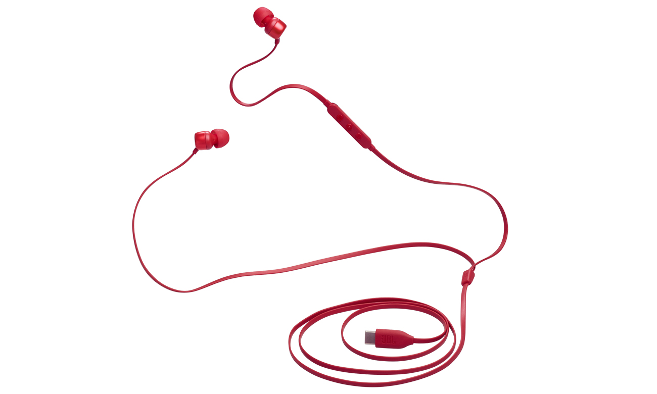 Kabelgebundene Kopfhörer JBL Tune 310C USB-C Rot - Allgemeine Ansicht