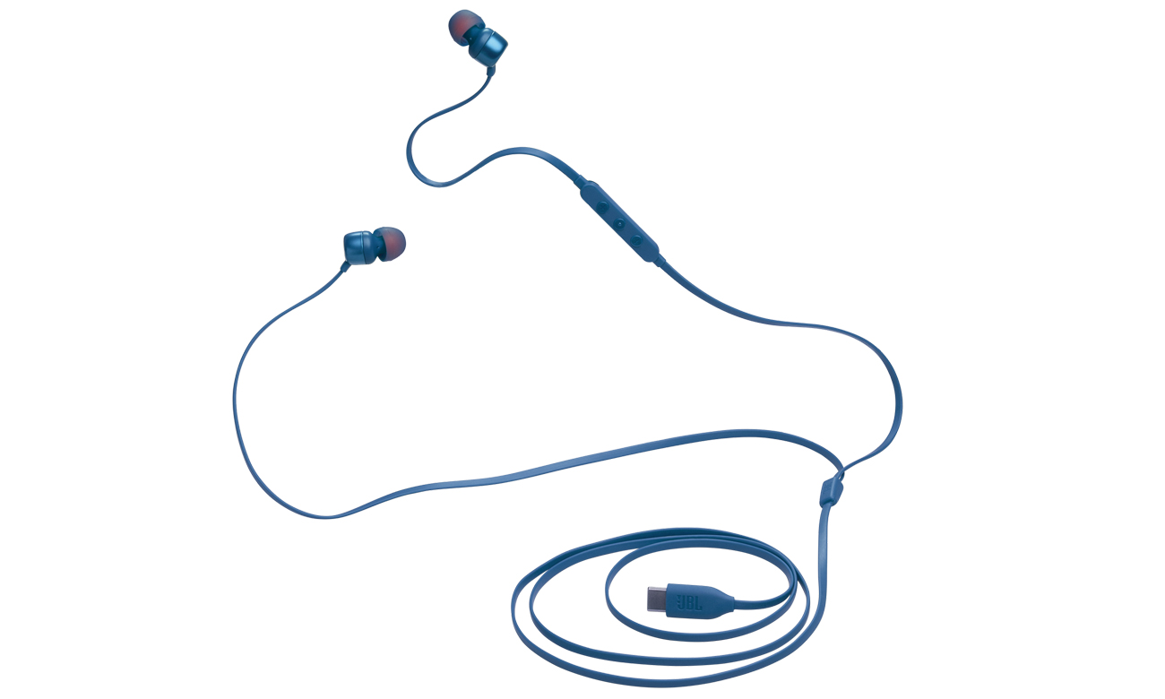 Kabelgebundene Kopfhörer JBL Tune 310C USB-C Blau - Allgemeine Ansicht