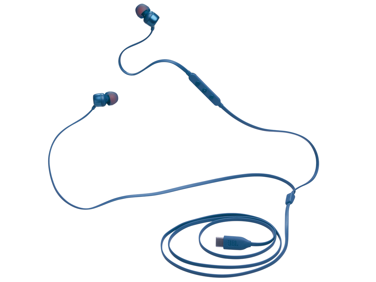 Kabelgebundene Kopfhörer JBL Tune 310C USB-C Blau - Allgemeine Ansicht