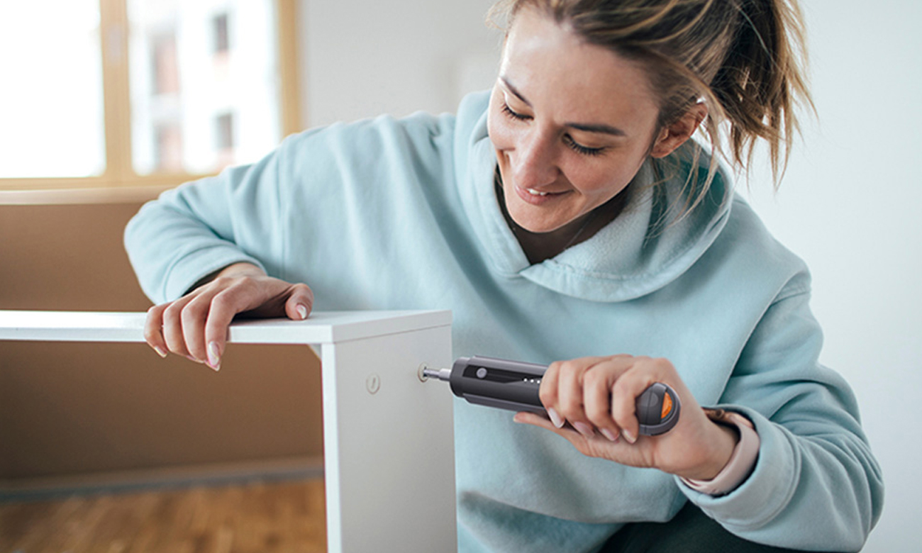 Zestaw Jimi Home Wkrętak Elektryczny i Klucz Grzechotkowy X1-I montaż szafki