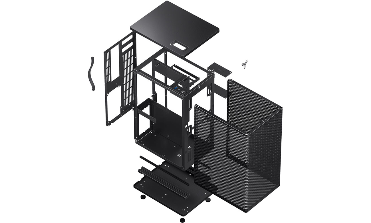 Jonsbo VR3 Schwarz Innenansicht