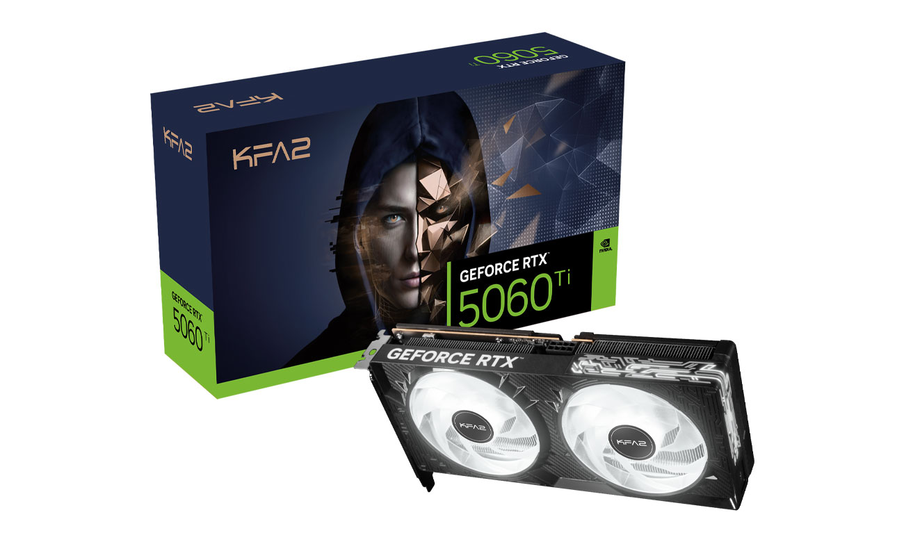 KFA2 GeForce RTX 5060 Ti 1-Click OC 16GB GDDR7 DLSS4