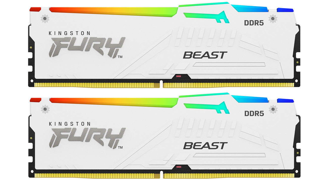 Kingston DDR5 64GB 5600MHz CL36 Beast White RGB EXPO RAM