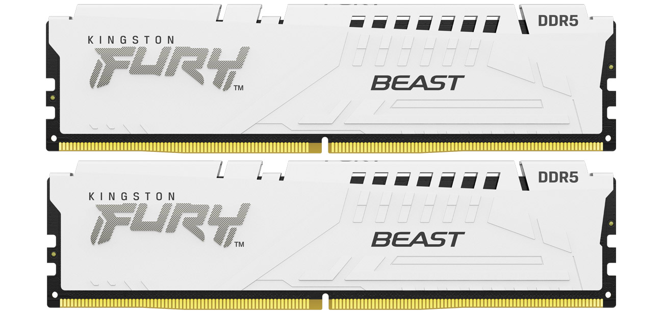 Kingston DDR5 32GB 5200MHz CL40 Beast White XMP RAM