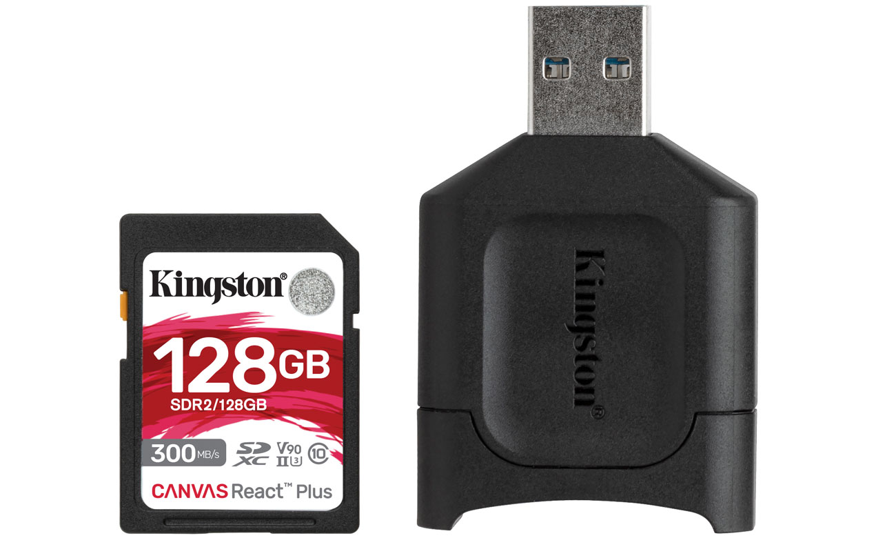 Kingston Canvas React Plus 128GB SD-Karte