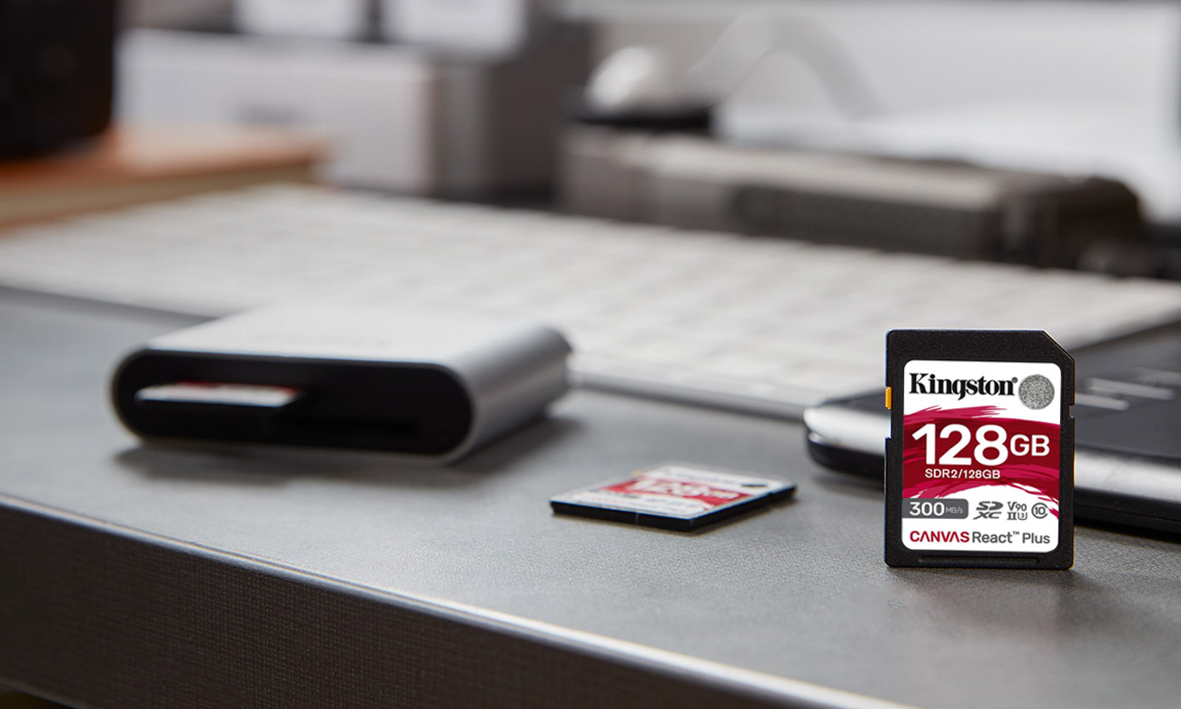 Kingston 128 GB SDXC Canvas React Plus