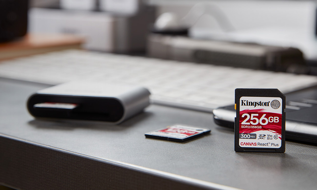 Kingston 256 GB SDXC Canvas React Plus