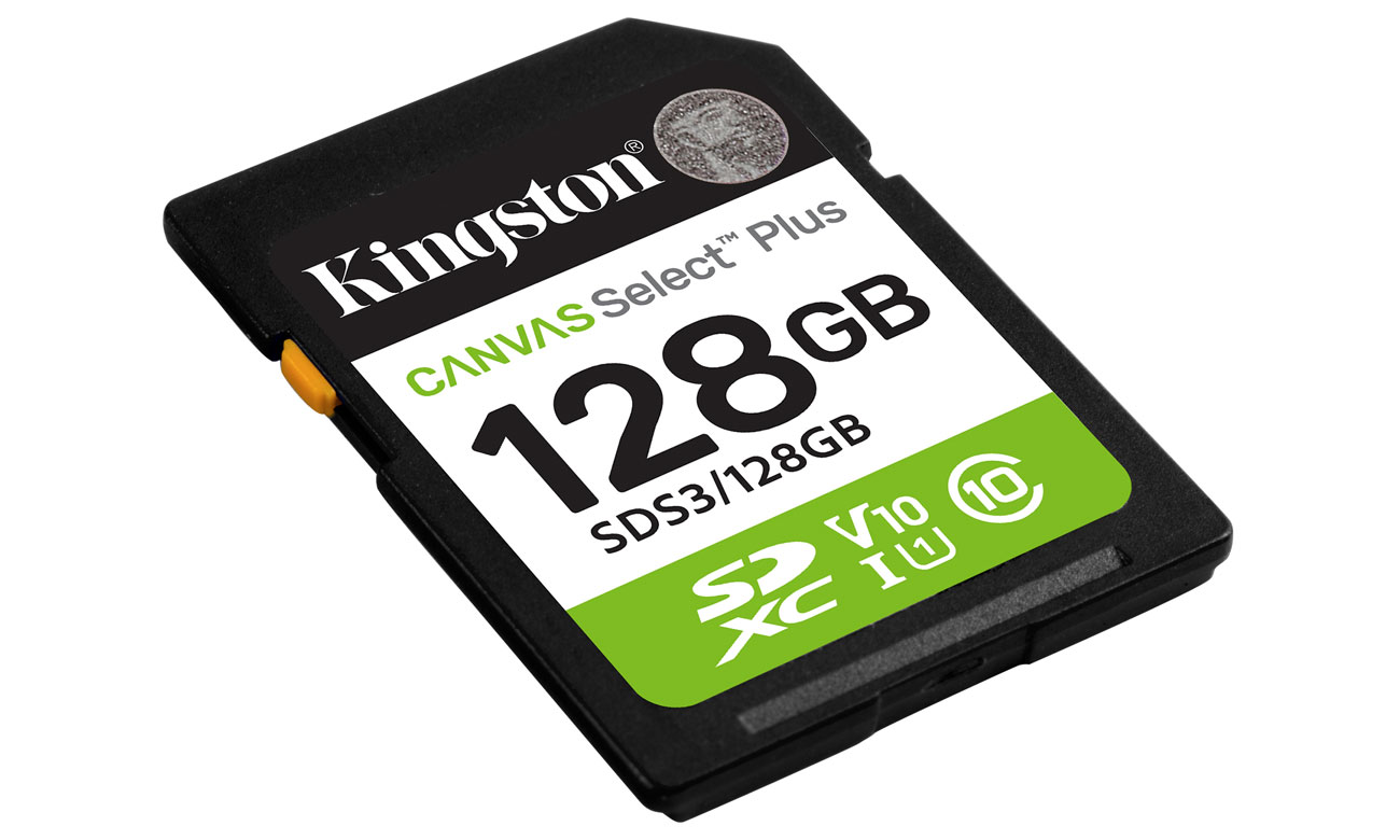 Karte Speicher SD Kingston Canvas Select Plus Gen3 128 GB - Gesamtansicht