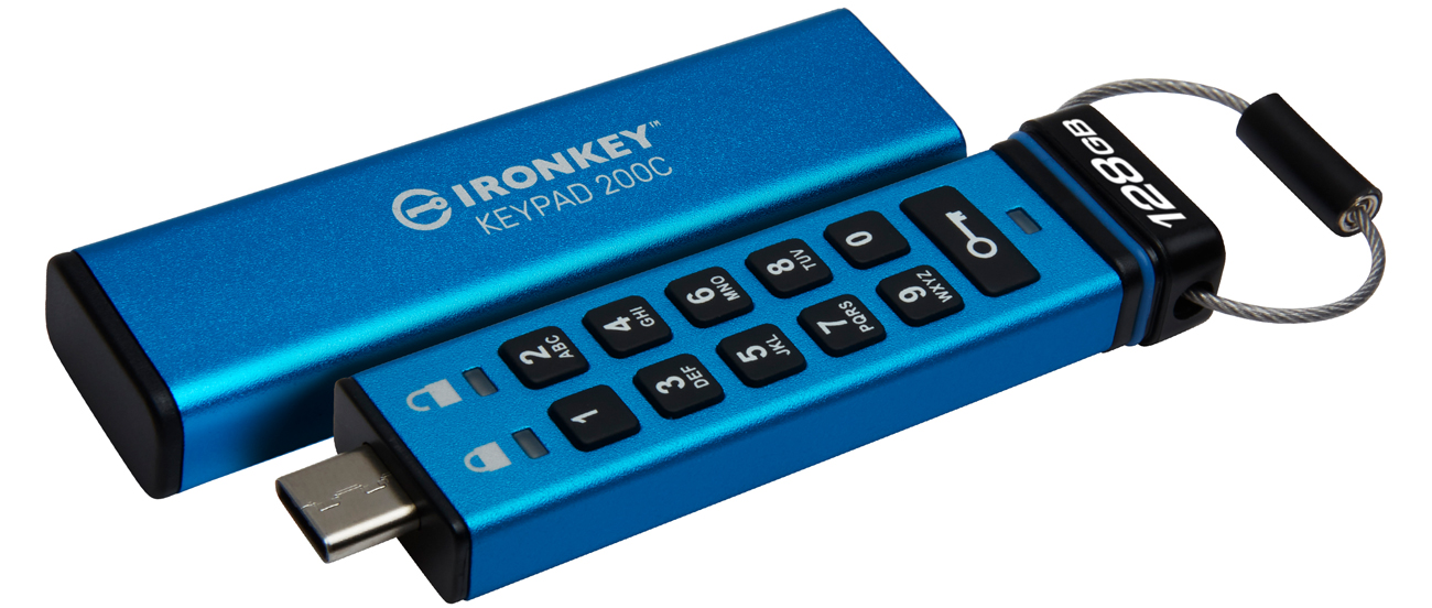 Pendrive Kingston IronKey Keypad 200C 128GB