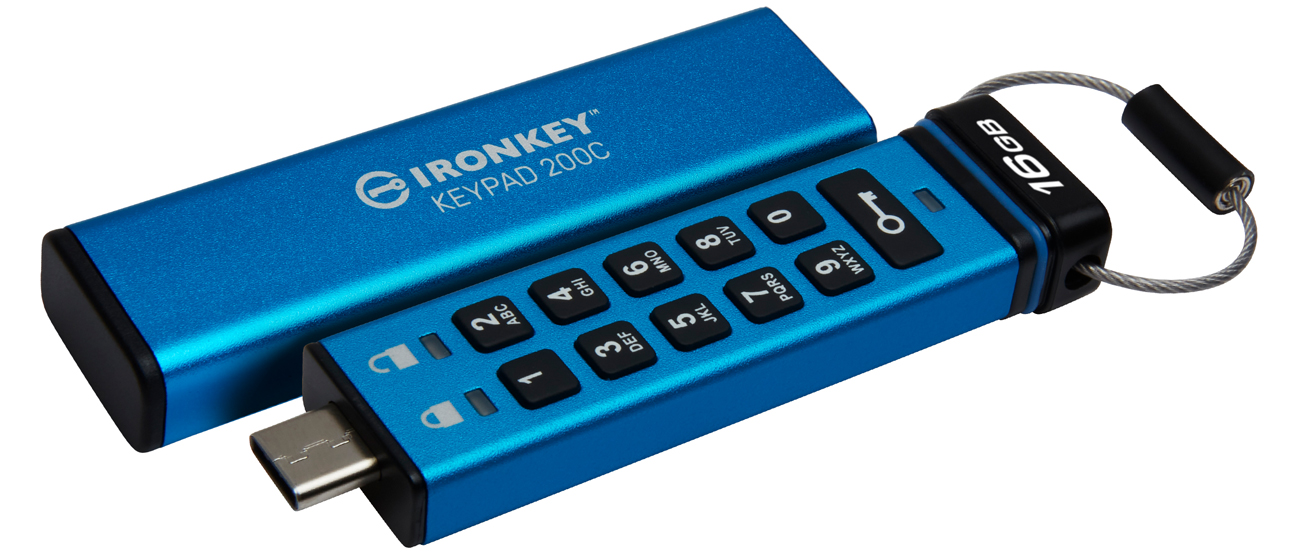 Pendrive Kingston IronKey Keypad 200C 16GB