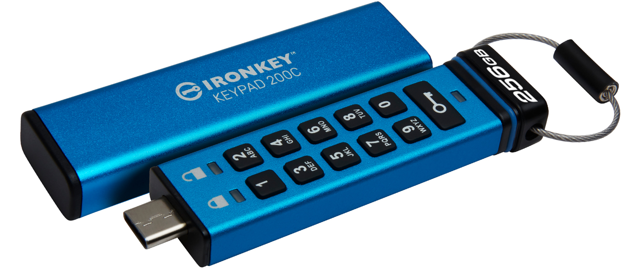 Pendrive Kingston IronKey Keypad 200C 256GB