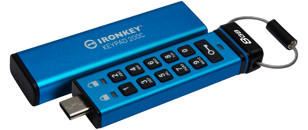 Pendrive Kingston IronKey Keypad 200C 8GB