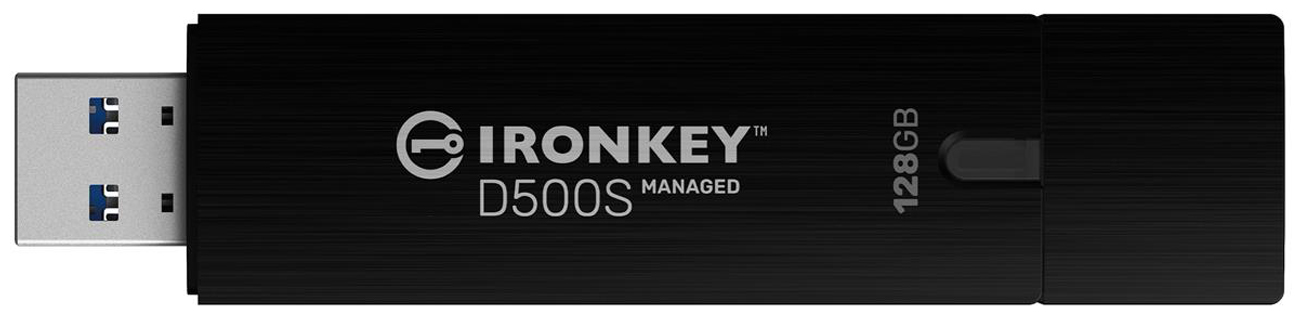 Pendrive Kingston IronKey D500SM AES 256 128 GB - Widok od przodu