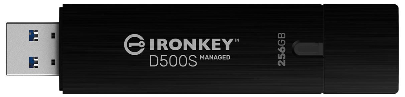 Pendrive Kingston IronKey D500SM AES 256 256 GB - Widok od przodu