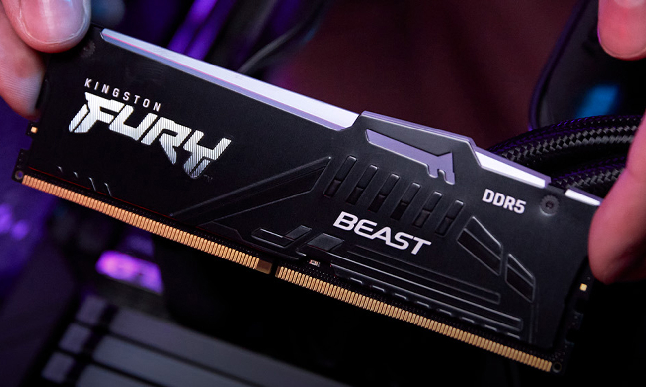 DDR5 RAM Kingston FURY 32GB (2x16GB) 6000MT/s CL30 Beast Black RGB