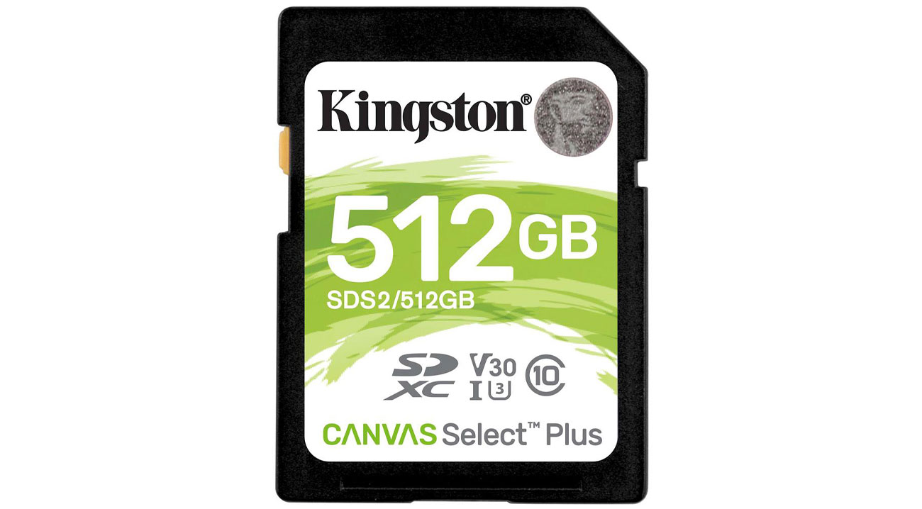 Kingston Canvas Select Plus 512 GB Speicherkarte