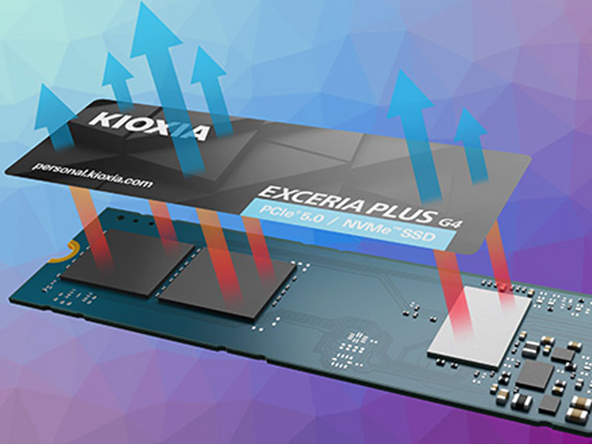 KIOXIA Exceria Plus G4 SSD-Festplatte – Kühlung