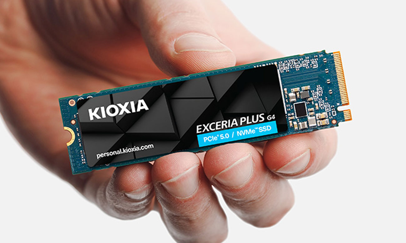 KIOXIA Exceria Plus G4 SSD-Festplatte – Lifestyle