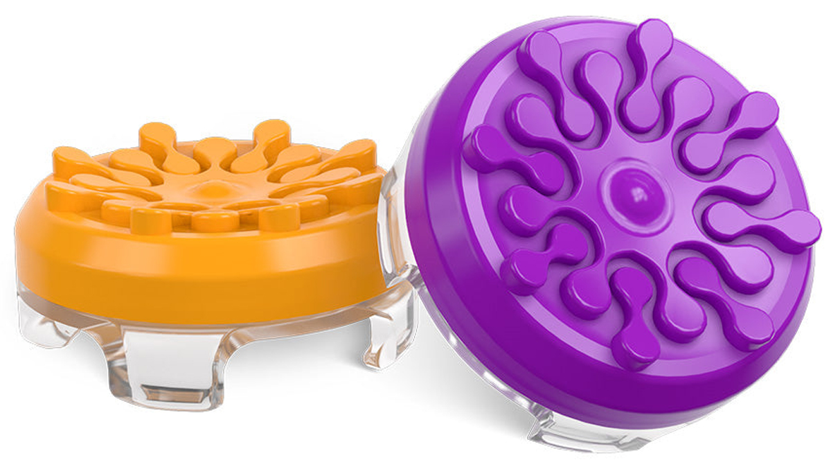 KontrollFreek Splash Orange Purple Aufsätze für Joy-Con - Allgemeine Ansicht