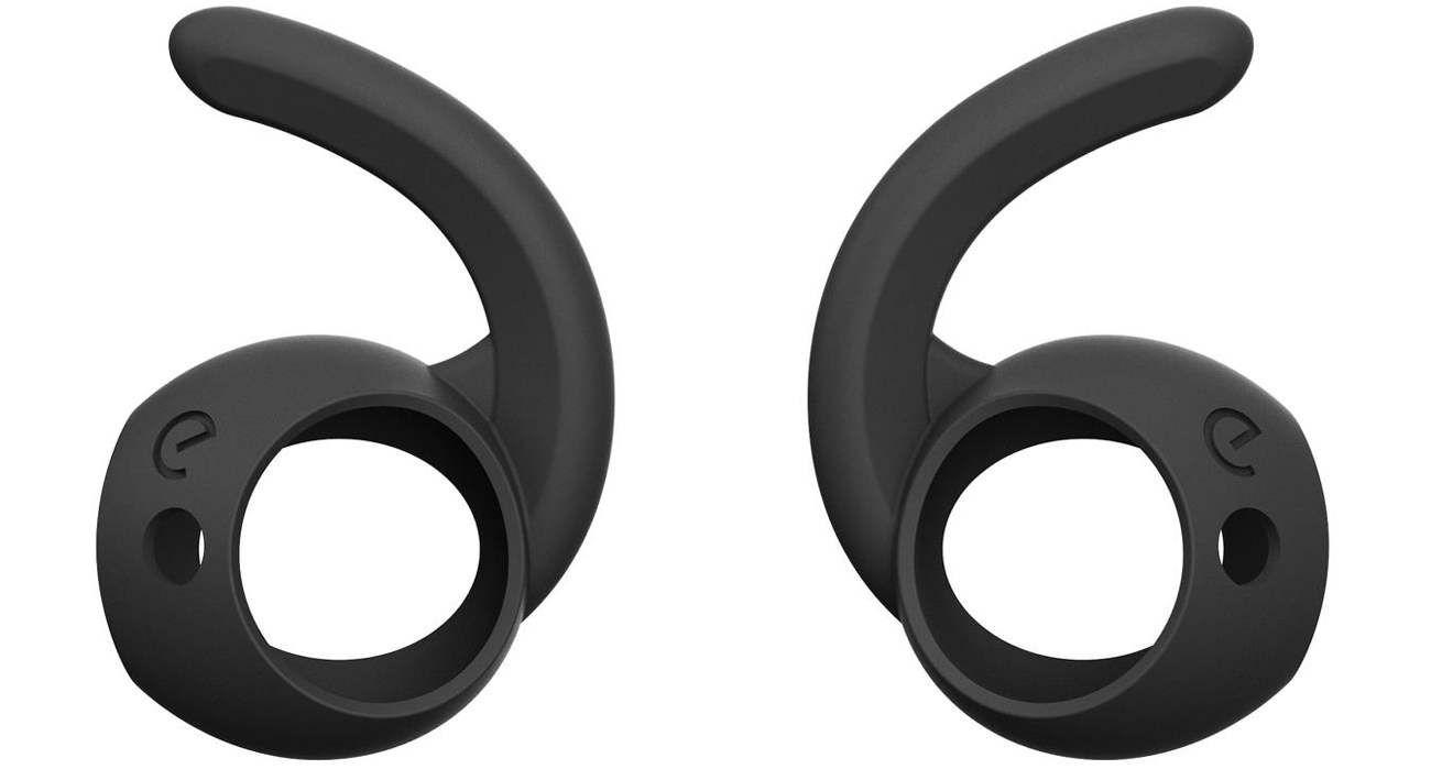 KeyBudz EarBuddyz Aufsätze für AirPods 1/2 / EarPods Schwarz - Gesamtansicht