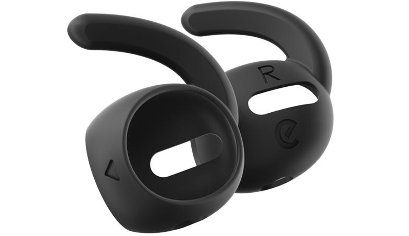 KeyBudz EarBuddyz Aufsätze für AirPods Pro Schwarz - Gesamtansicht
