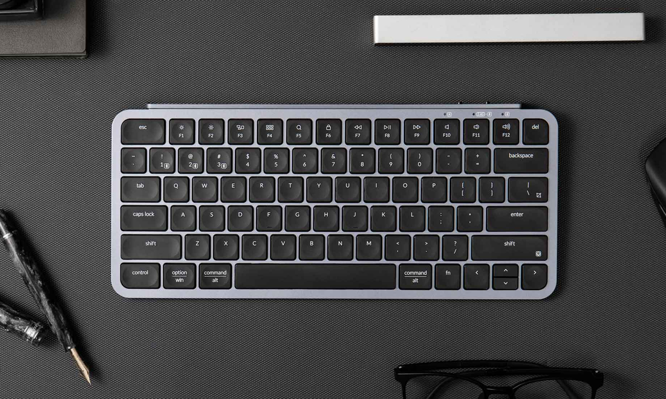 Keychron B1 Pro Ultra Slim Bluetooth Space Gray Tastatur