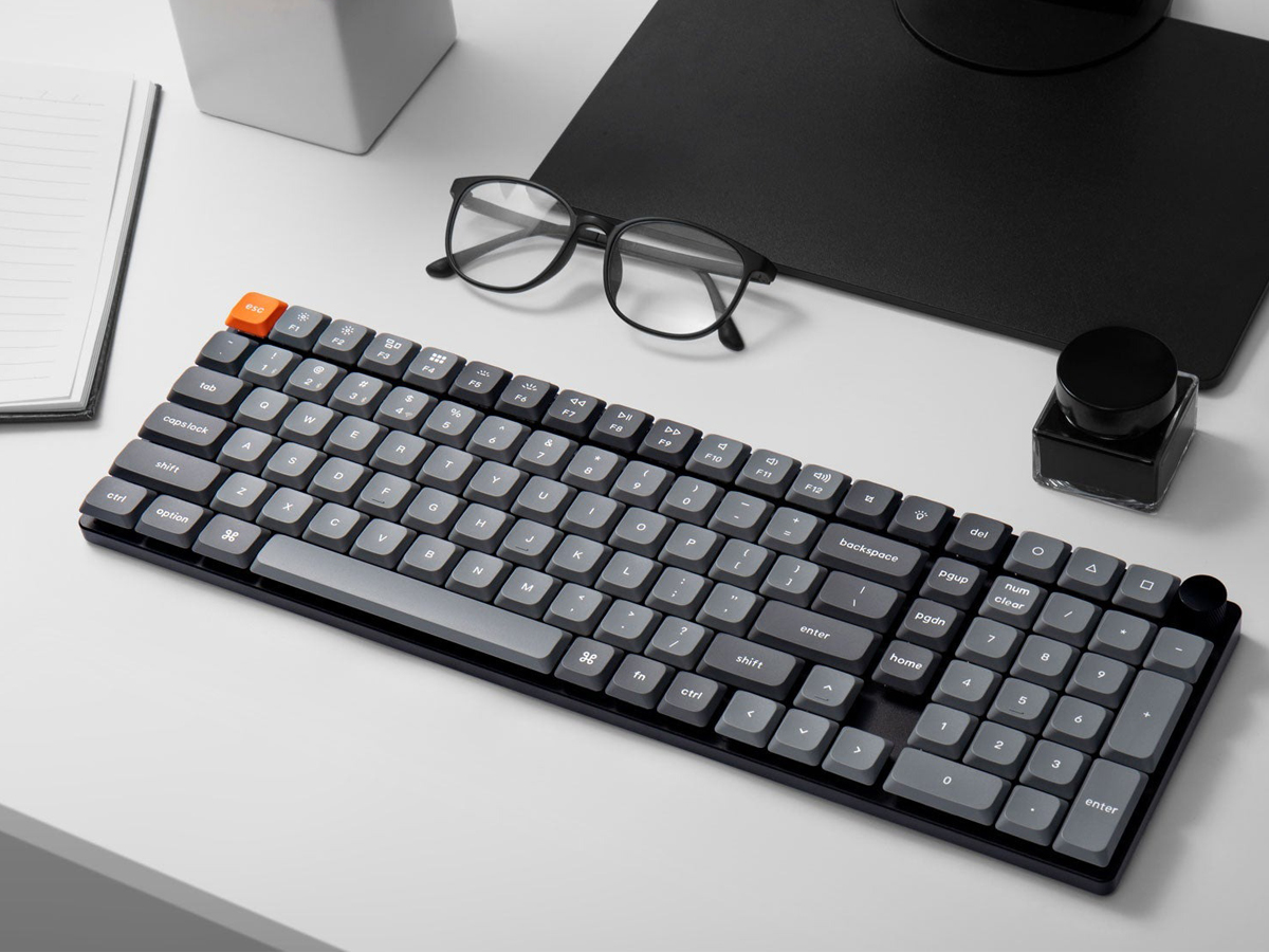 Keychron K17 Max H2 Ultra Slim Low Profile Gateron Blue RGB