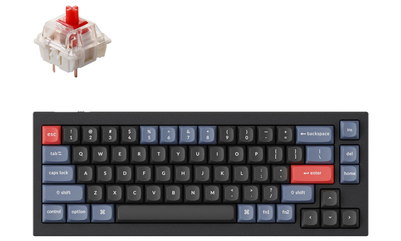 Kabelgebundene Tastatur Keychron Q2 C1