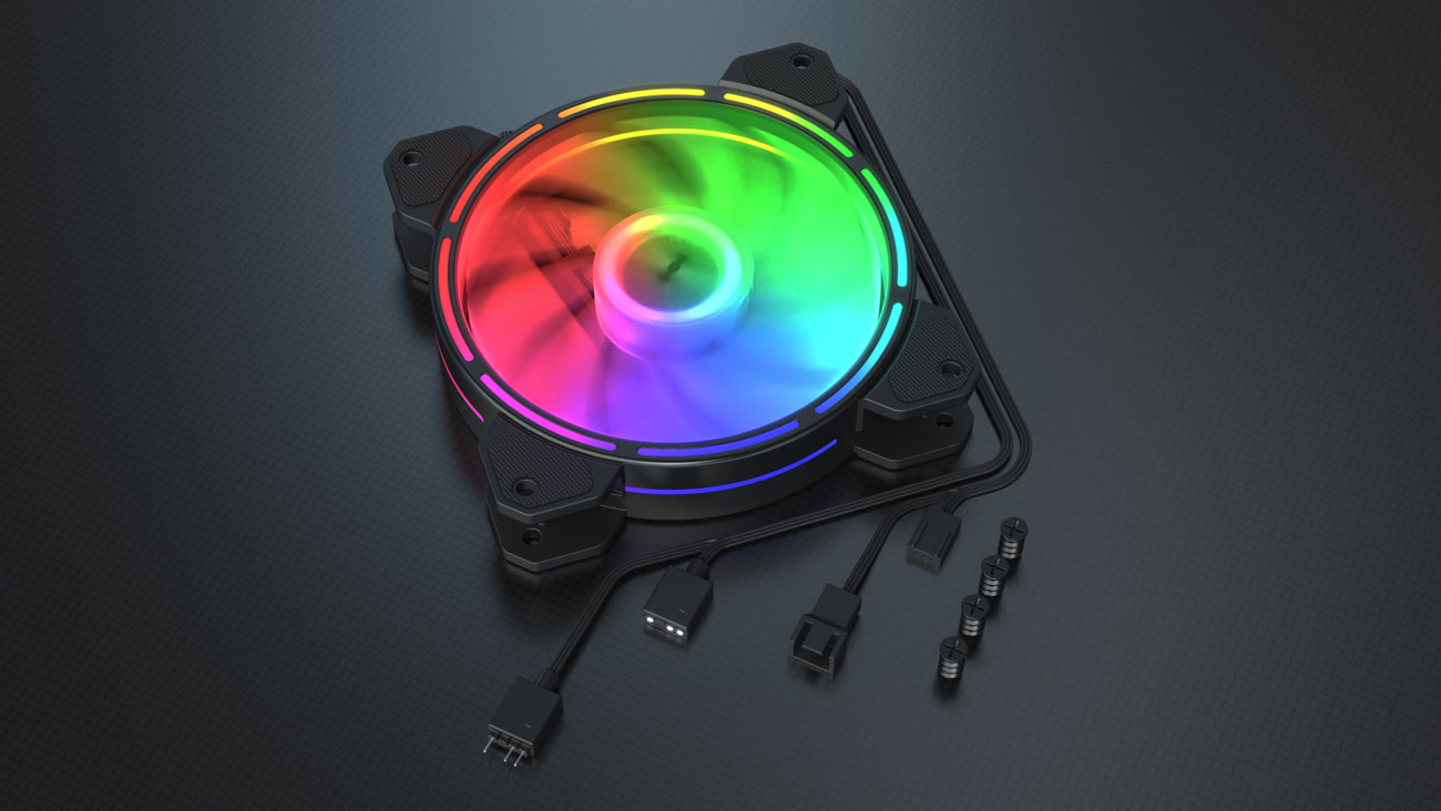 Wentylator do komputera KRUX Lunar ARGB 120 mm KRX0067