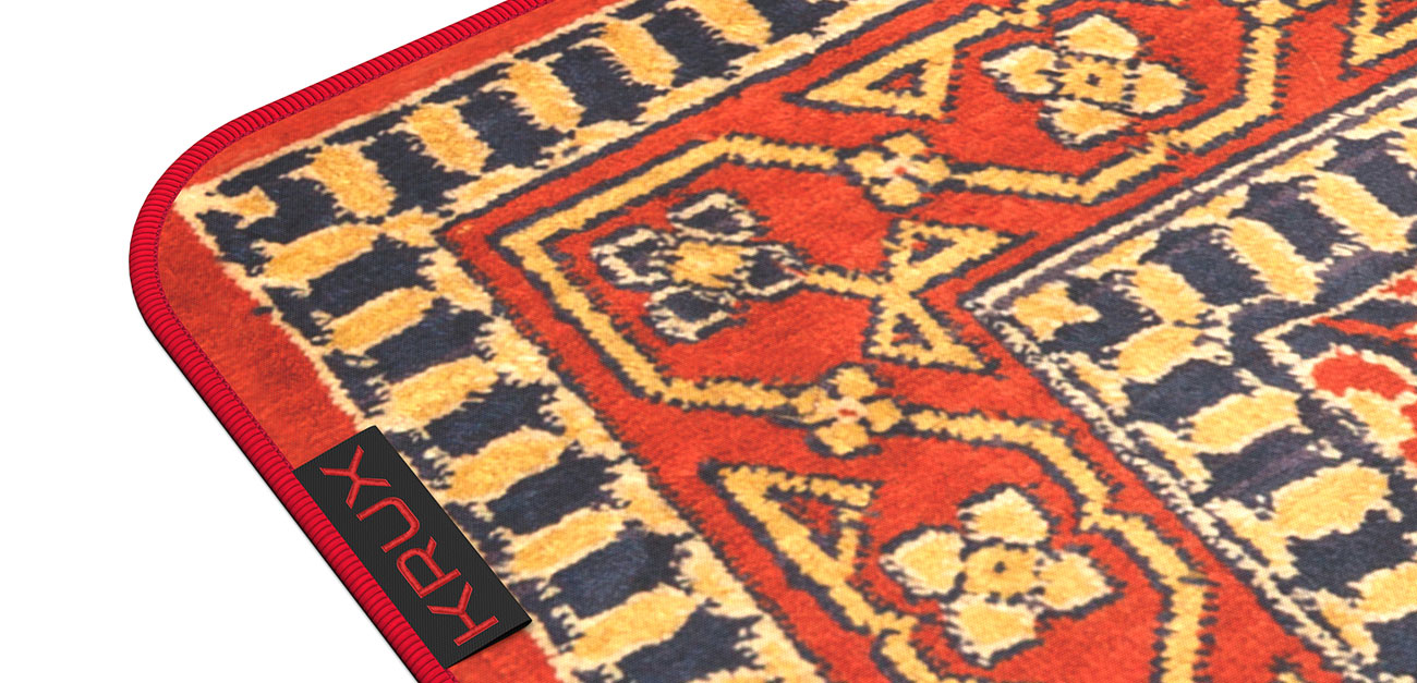 KRUX Space Carpet MAX logo KRUX i brzeg podkładki