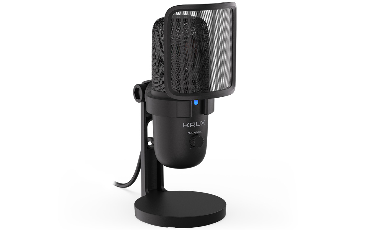 Mikrofon KRUX Emote 2000S - Widok od przodu pod kątem