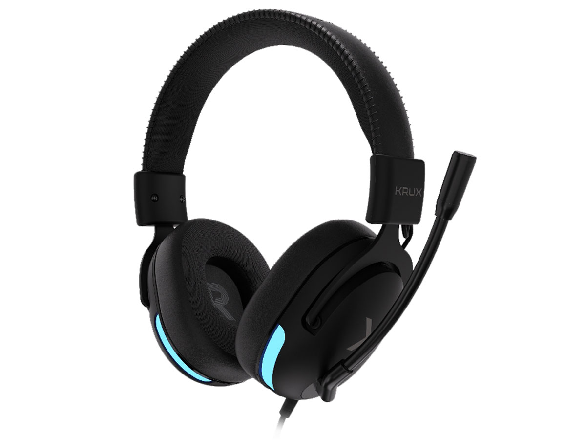 KRUX Crave RGB Headset - Frontansicht im Winkel