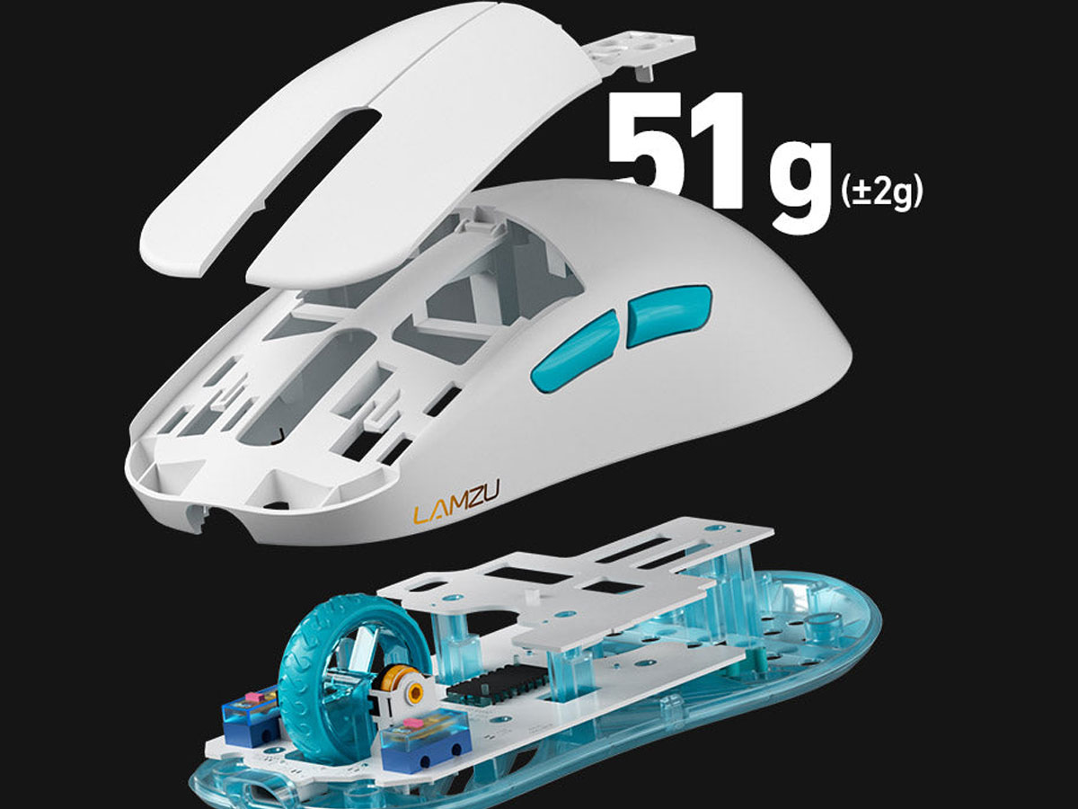 LAMZU ATLANTIS MINI PRO Polar White