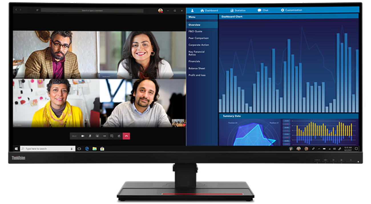 Lenovo ThinkVision P34w-20 Monitor