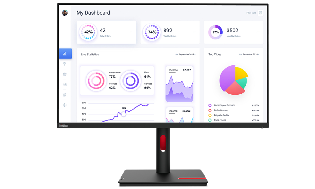 Lenovo ThinkVision T32p-30 Business-Monitor