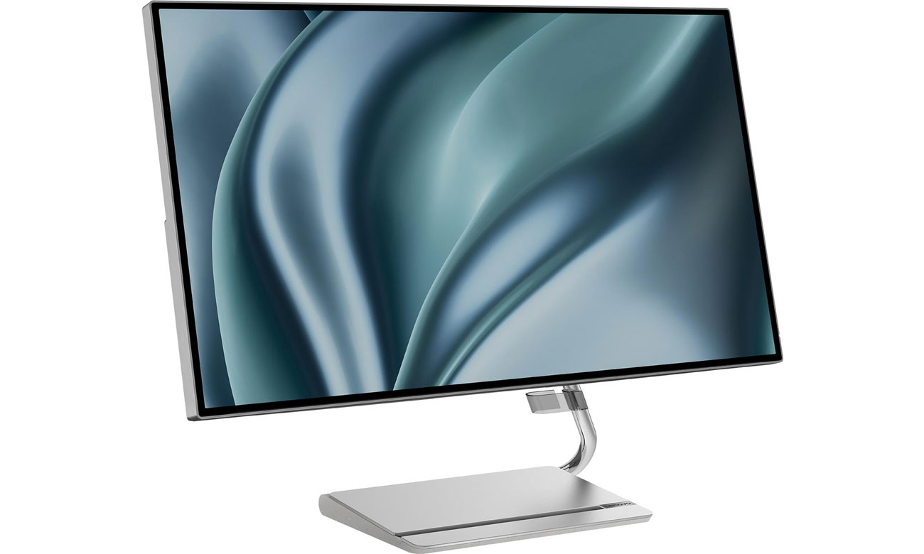 Lenovo Q27h-20 Ansicht von vorne im Winkel