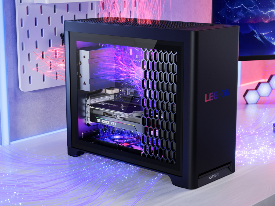 Lenovo Legion Tower 5i Luftzirkulation von kalter und warmer Luft