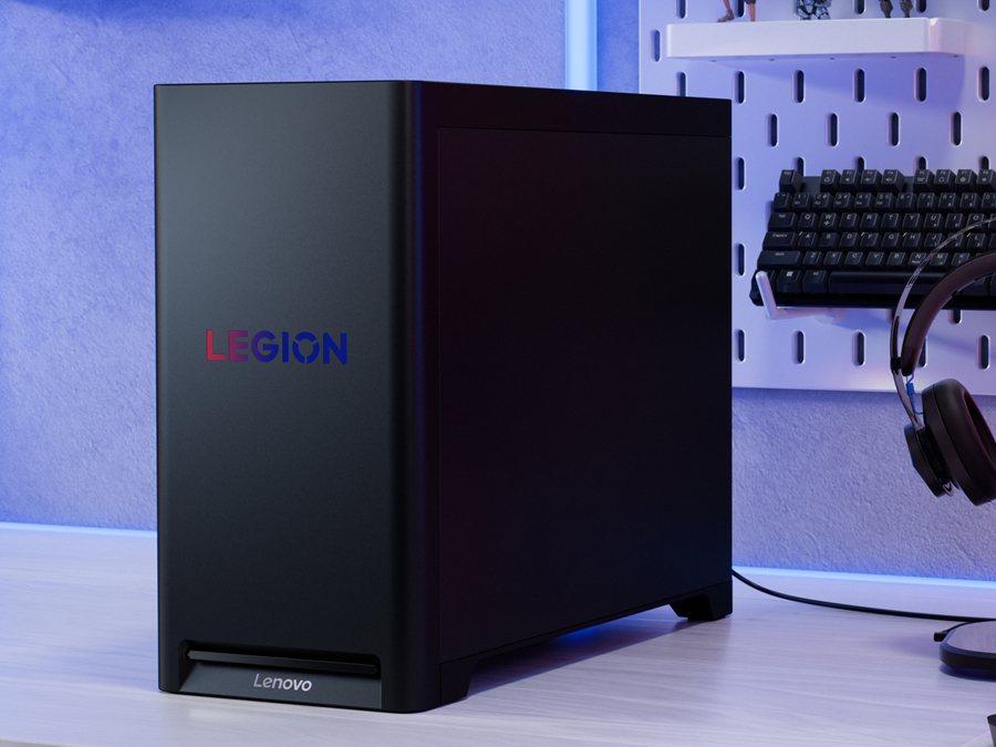 Lenovo Legion Tower 5i Seitenansicht im Raum