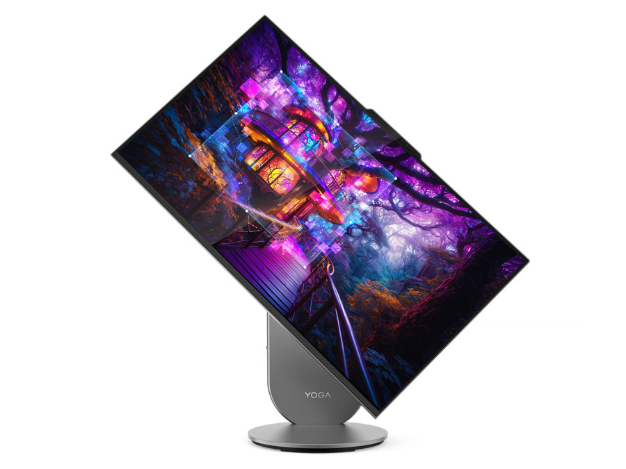 Lenovo Yoga AIO 27 Bildschirm schräg
