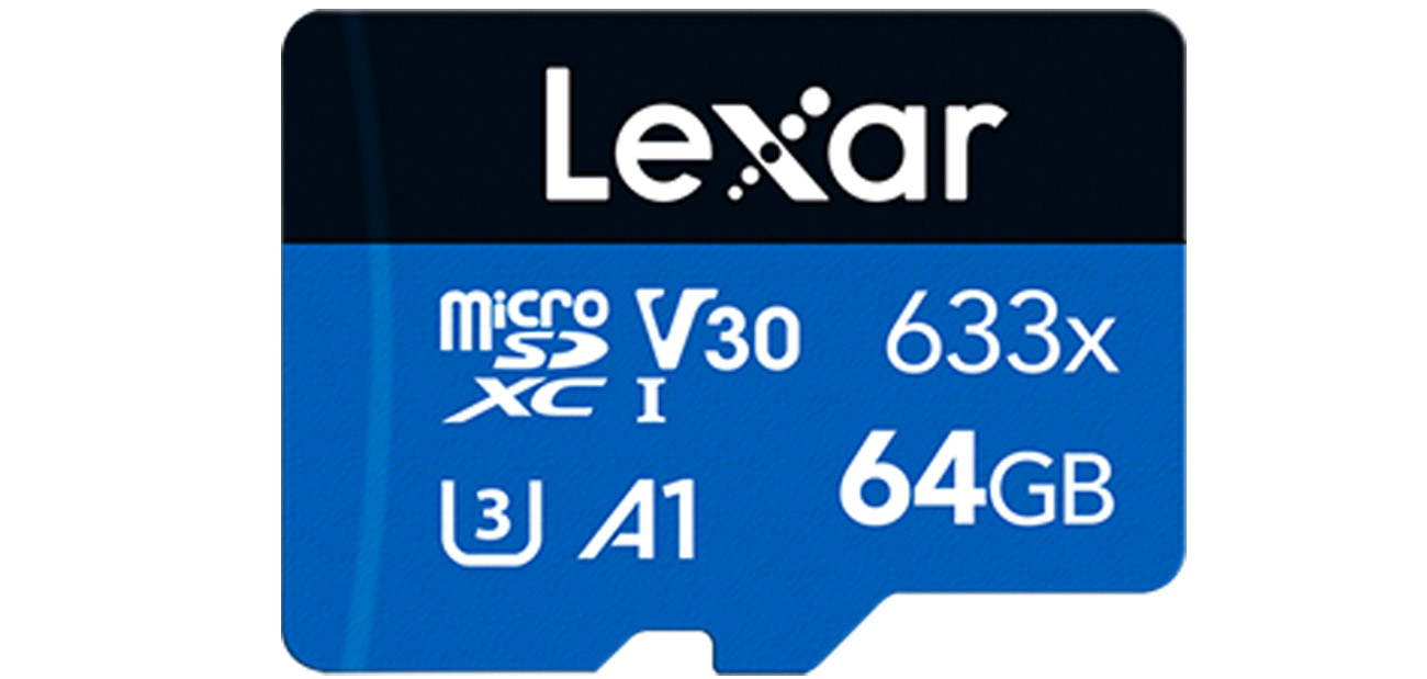 Lexar High-Performance 633x microSDXC 64GB Speicherkarte