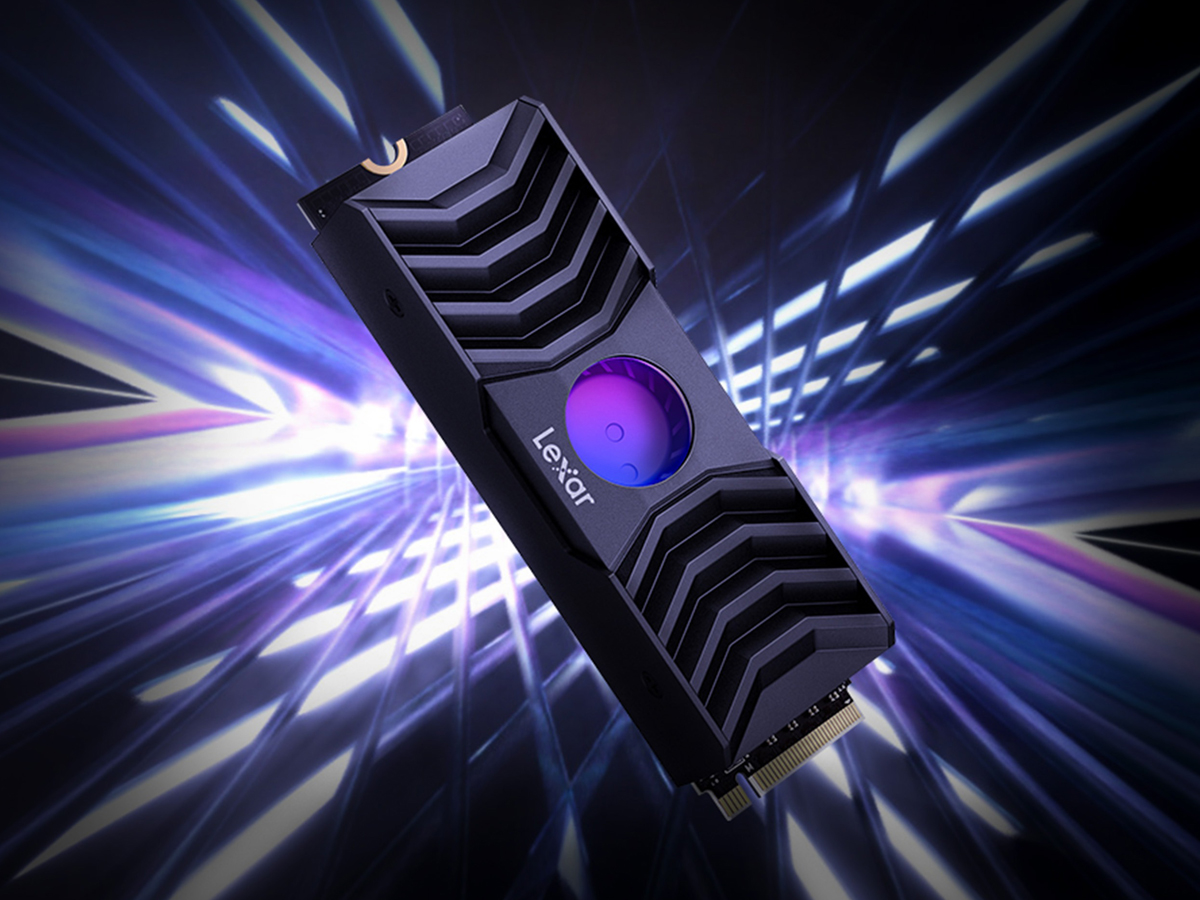 SSD M.2 PCIe Gen 5 Lexar NM1090 Heatsink - Lifestyle-Grafik